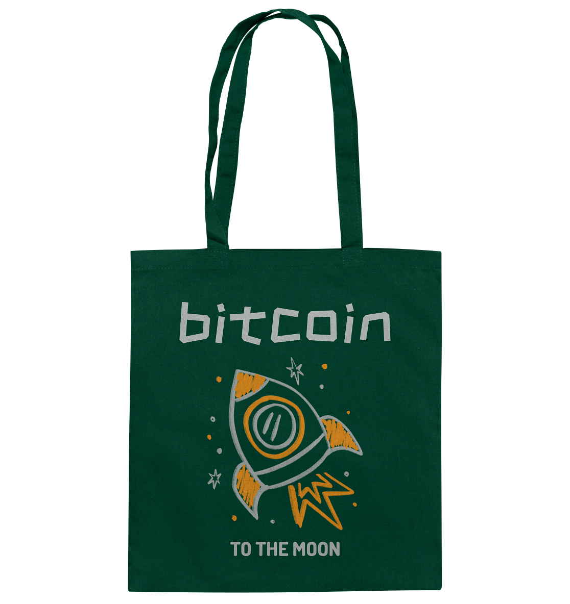 Bitcoin to the moon - Baumwolltasche