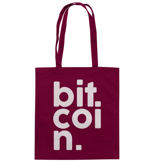 Bitcoin "bit coi n"  - Baumwolltasche