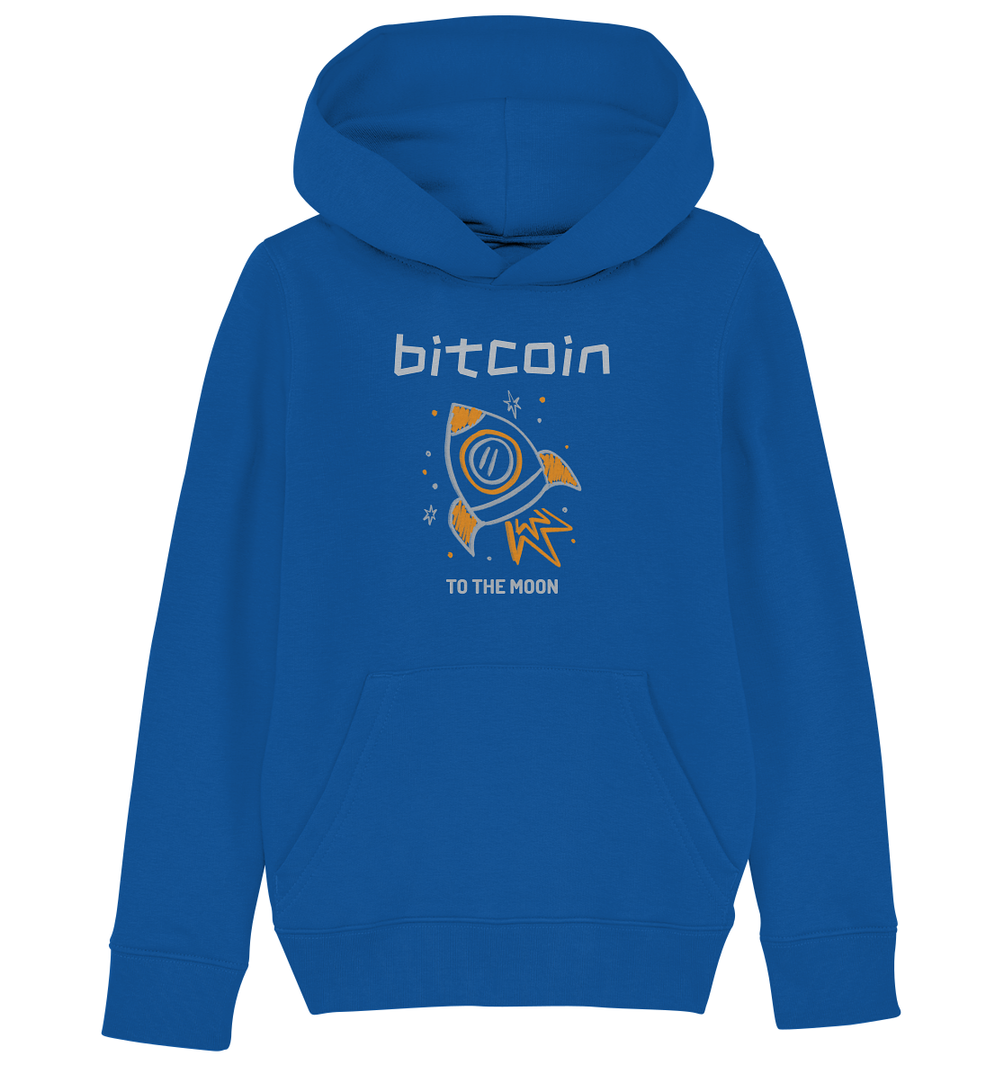 Bitcoin to the moon - Kids Organic Hoodie