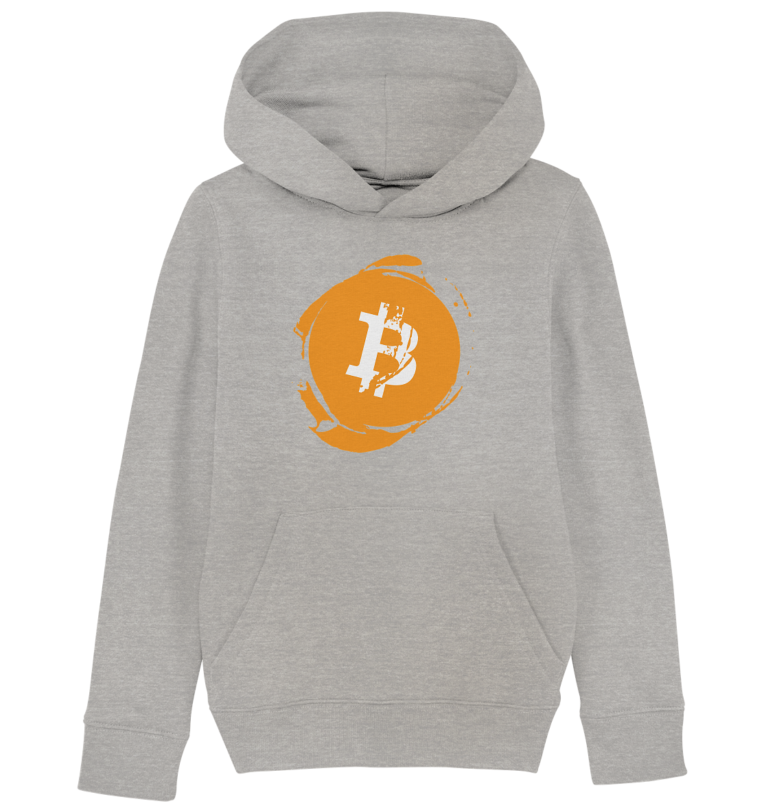 Bitcoin "Stamp"  - Kids Organic Hoodie