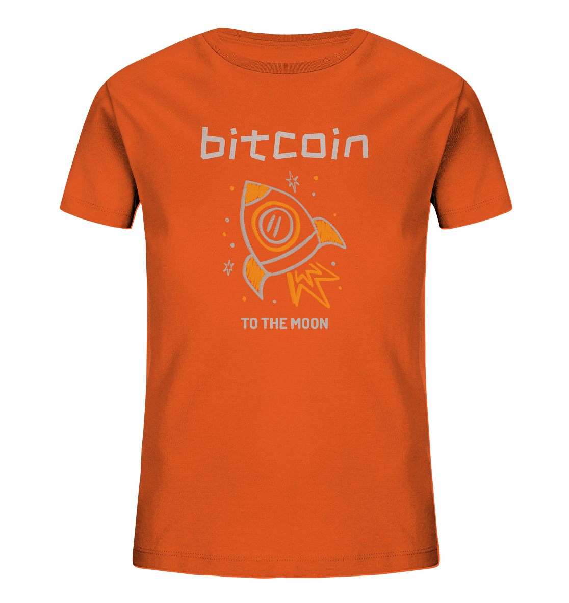 Bitcoin to the moon - Kids Organic Shirt