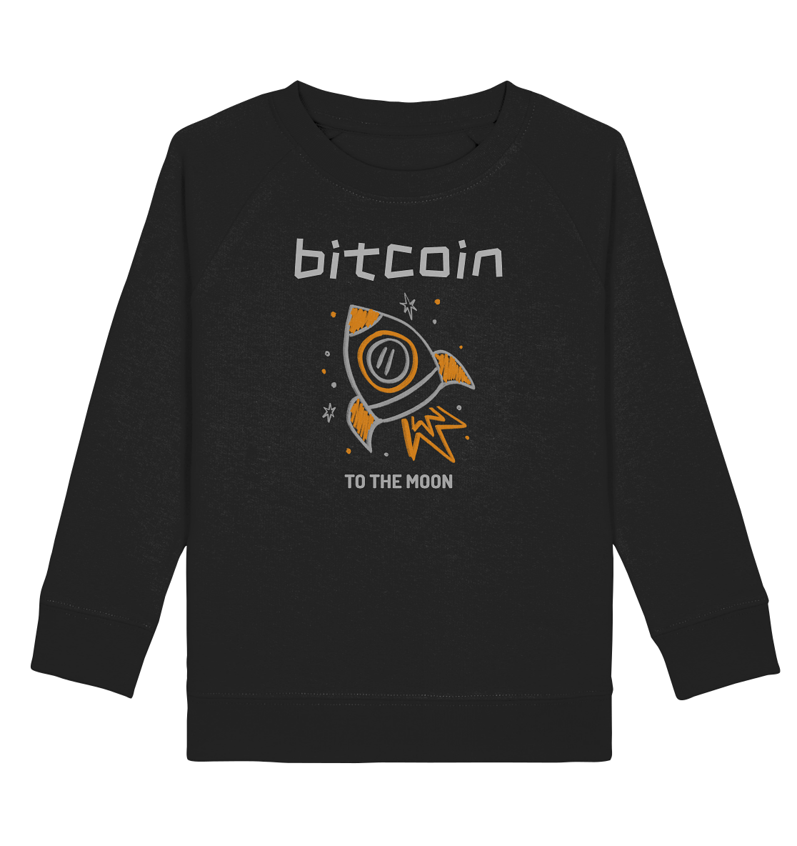 Bitcoin to the moon - Kids Organic Sweatshirt