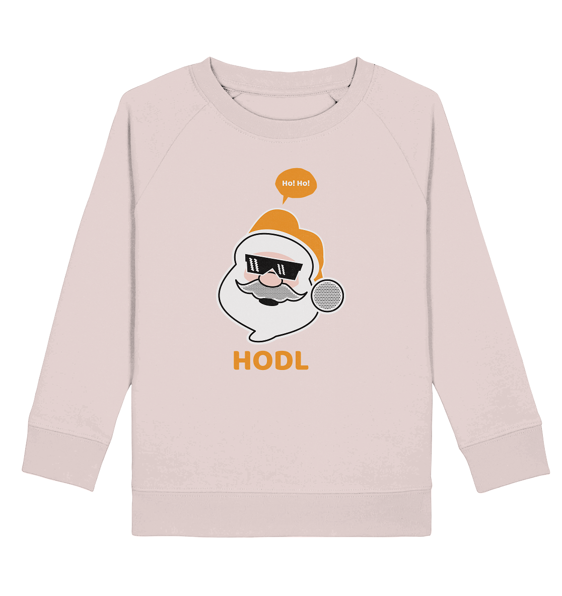 Bitcoin "Ho Ho Hodl" - Kids Organic Sweatshirt