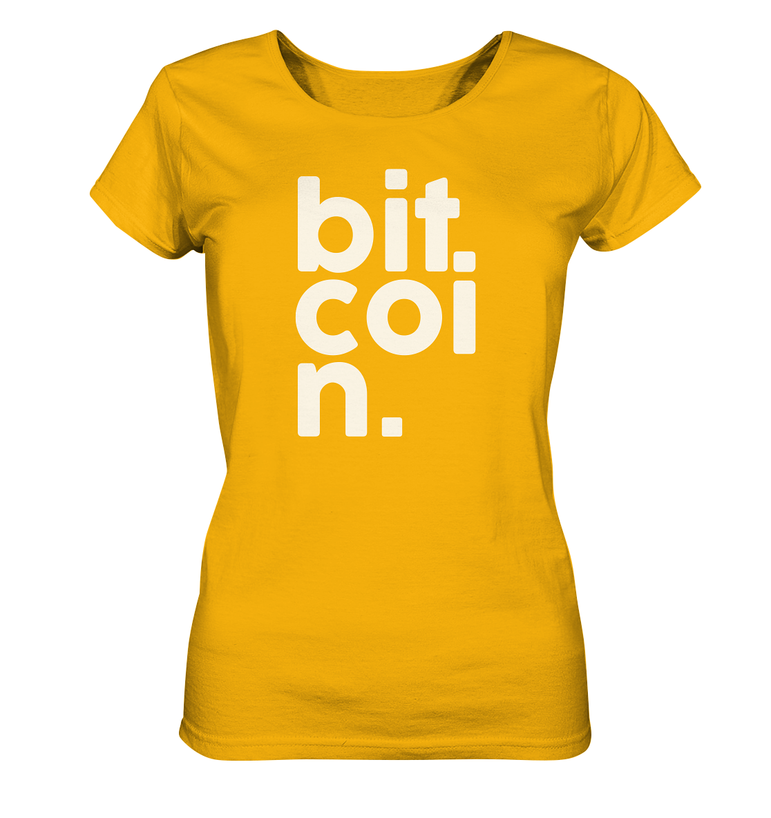 Bitcoin "bit coi n"  - Ladies Organic Shirt