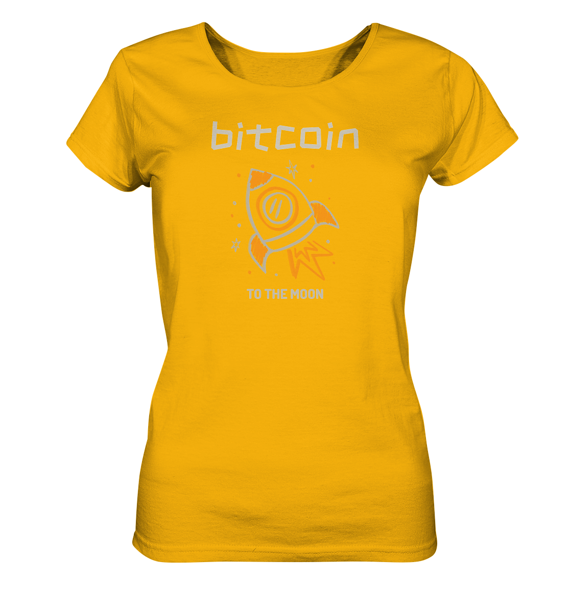 Bitcoin to the moon - Ladies Organic Shirt