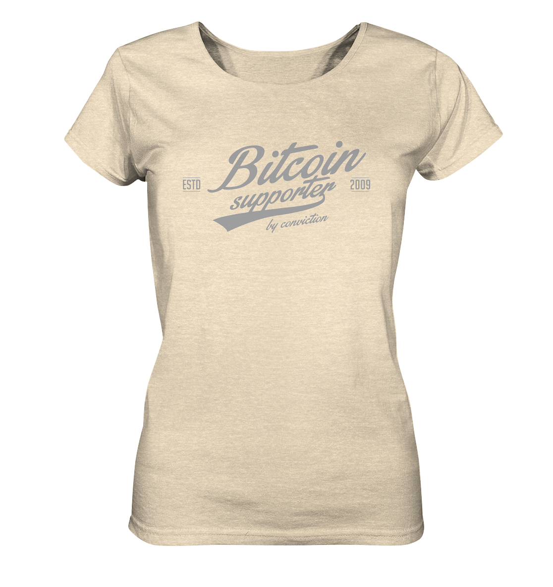 Bitcoin "supporter"  - Ladies Organic Shirt