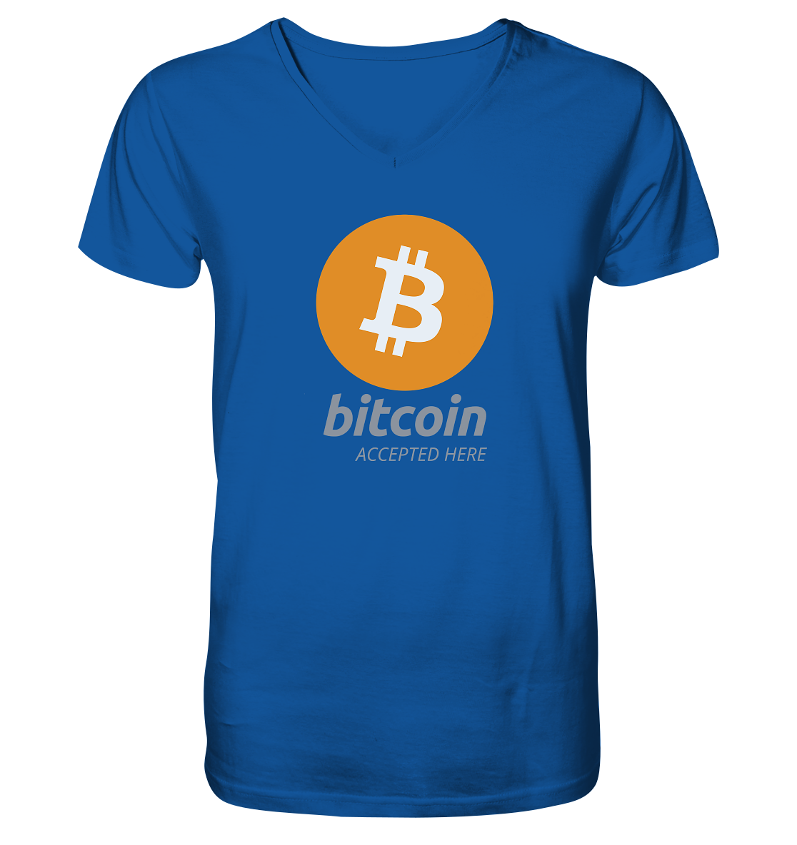 Bitcoin accepted here - Mens Organic V-Neck Shirt