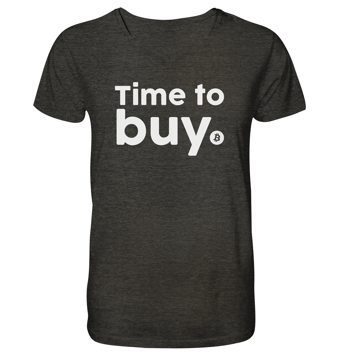 Bitcoin - Time to buy - Mens Organic V-Neck Shirt