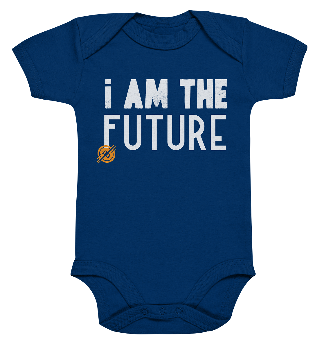 Bitcoin Baby-Body "I am the future" - Organic Baby Bodysuite