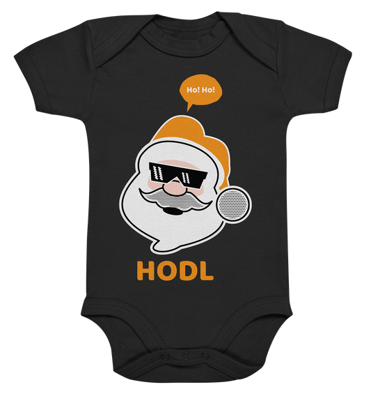 Bitcoin "Ho Ho Hodl" - Organic Baby Bodysuite