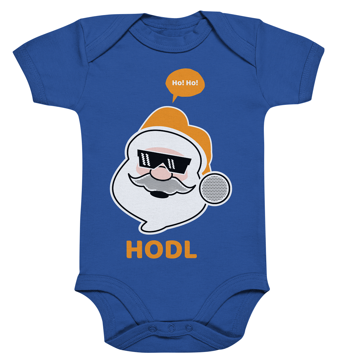Bitcoin "Ho Ho Hodl" - Organic Baby Bodysuite