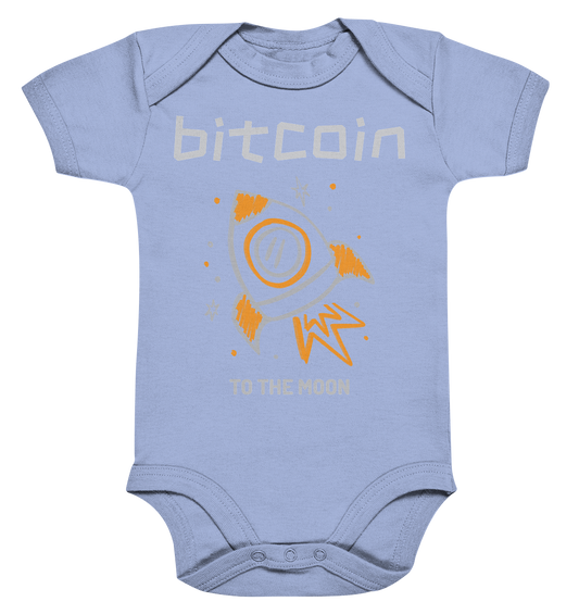Bitcoin to the moon - Organic Baby Bodysuite
