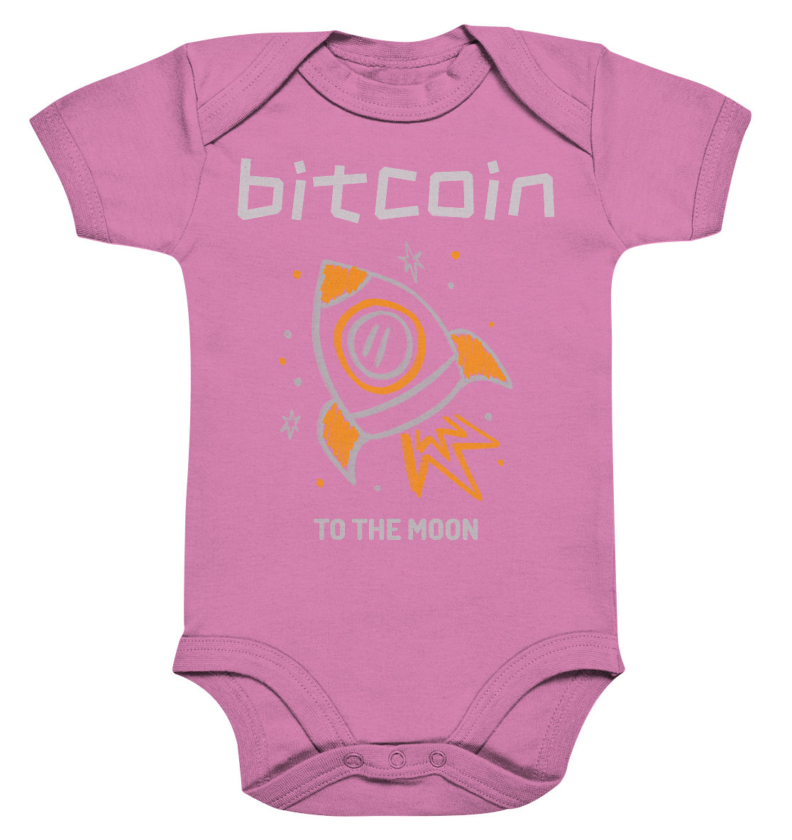Bitcoin to the moon - Organic Baby Bodysuite