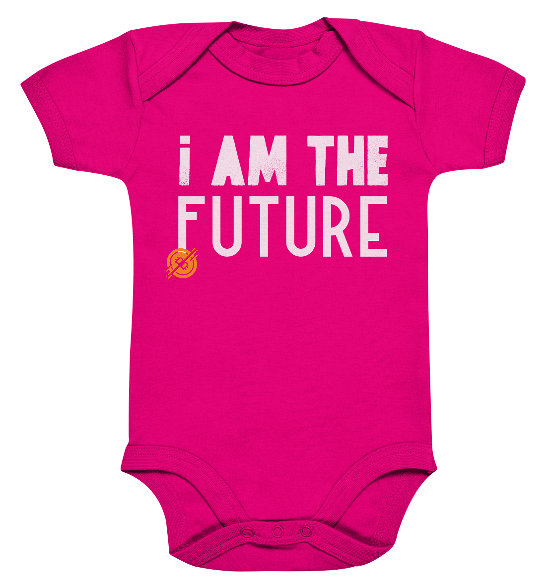 Bitcoin Baby-Body "I am the future" - Organic Baby Bodysuite