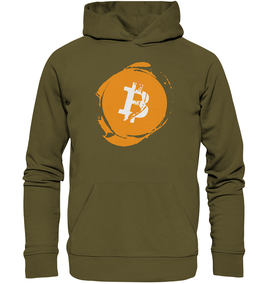 Bitcoin "Stamp"  - Organic Hoodie
