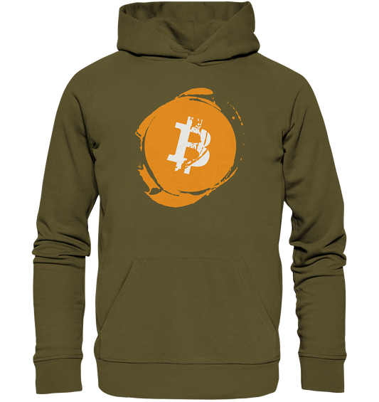 Bitcoin "Stamp"  - Organic Hoodie
