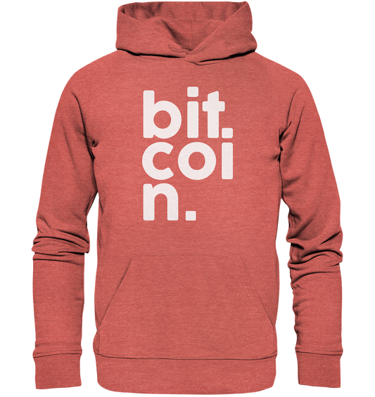 Bitcoin "bit coi n"  - Organic Hoodie