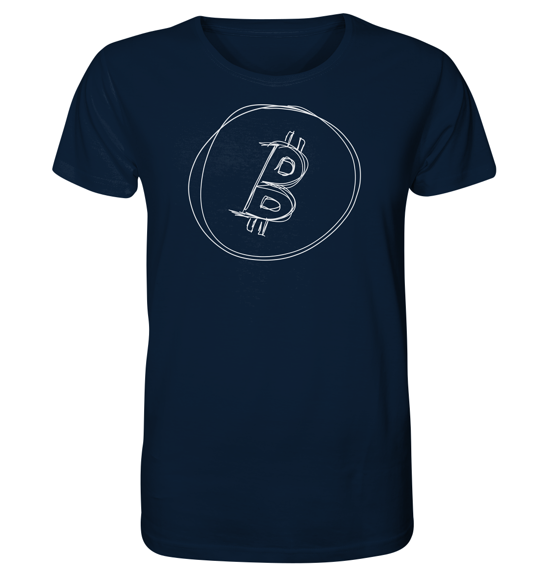 Bitcoin Logo signed - Organic Shirt