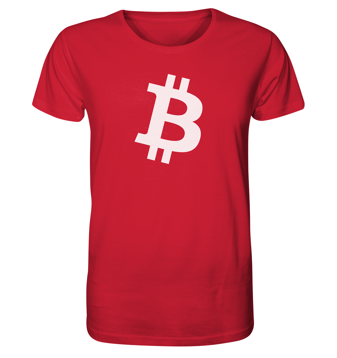 Bitcoin "simple B white" - Organic Shirt