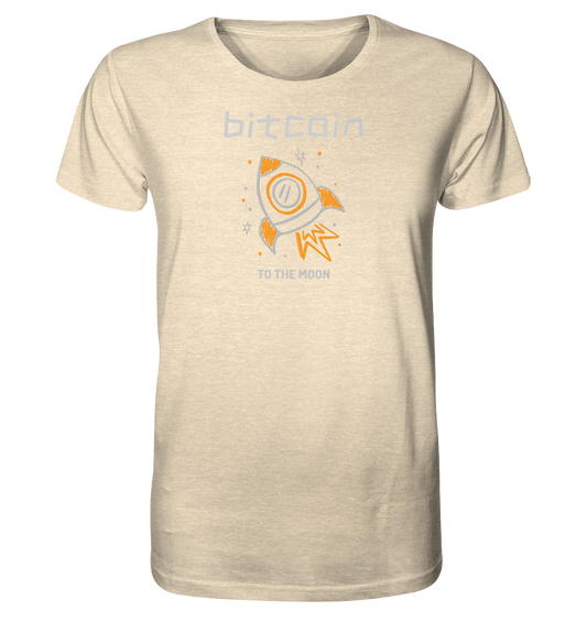 Bitcoin to the moon - Organic Shirt