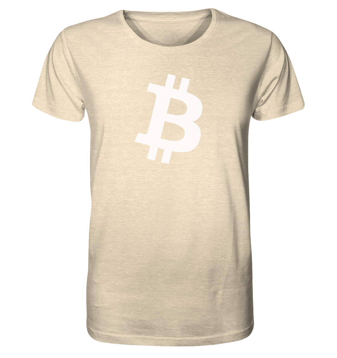 Bitcoin "simple B white" - Organic Shirt