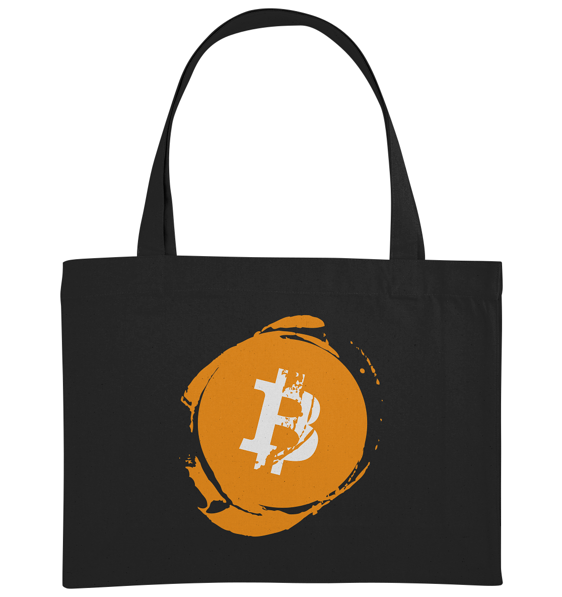 Bitcoin "Stamp"  - Organic Shopping-Bag