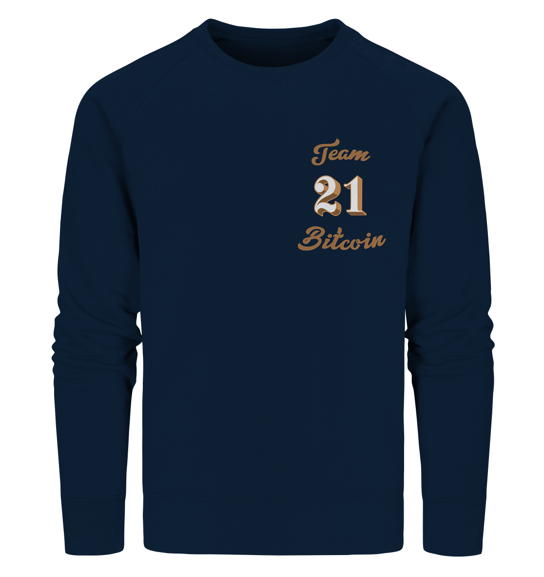 Bitcoin Sweatshirt "Team Bitcoin 21" - Organic Sweatshirt