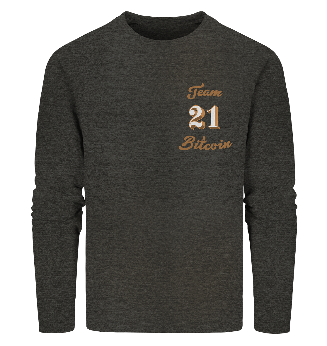 Bitcoin Sweatshirt "Team Bitcoin 21" - Organic Sweatshirt