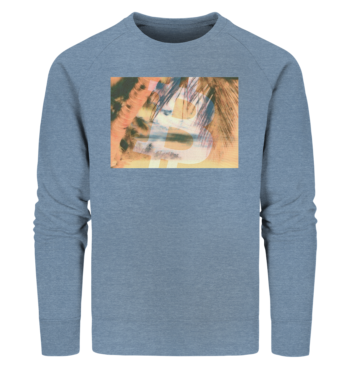 Bitcoin "Beach" - Organic Sweatshirt