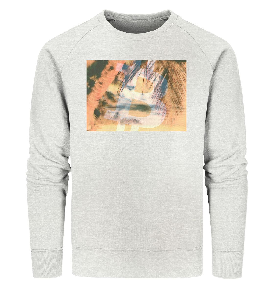 Bitcoin "Beach" - Organic Sweatshirt