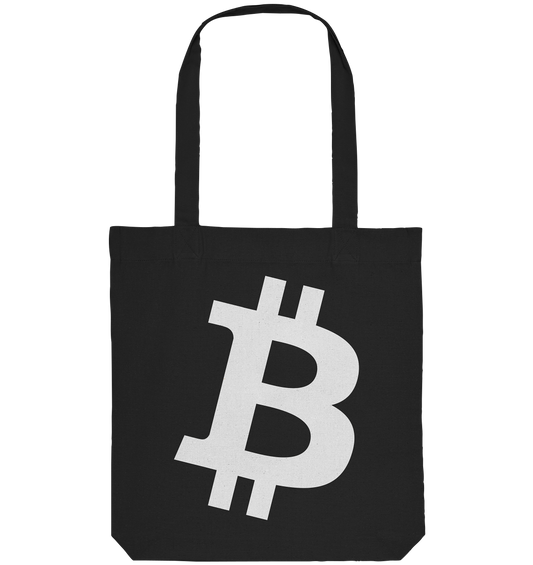 Bitcoin "simple B white" - Organic Tote-Bag