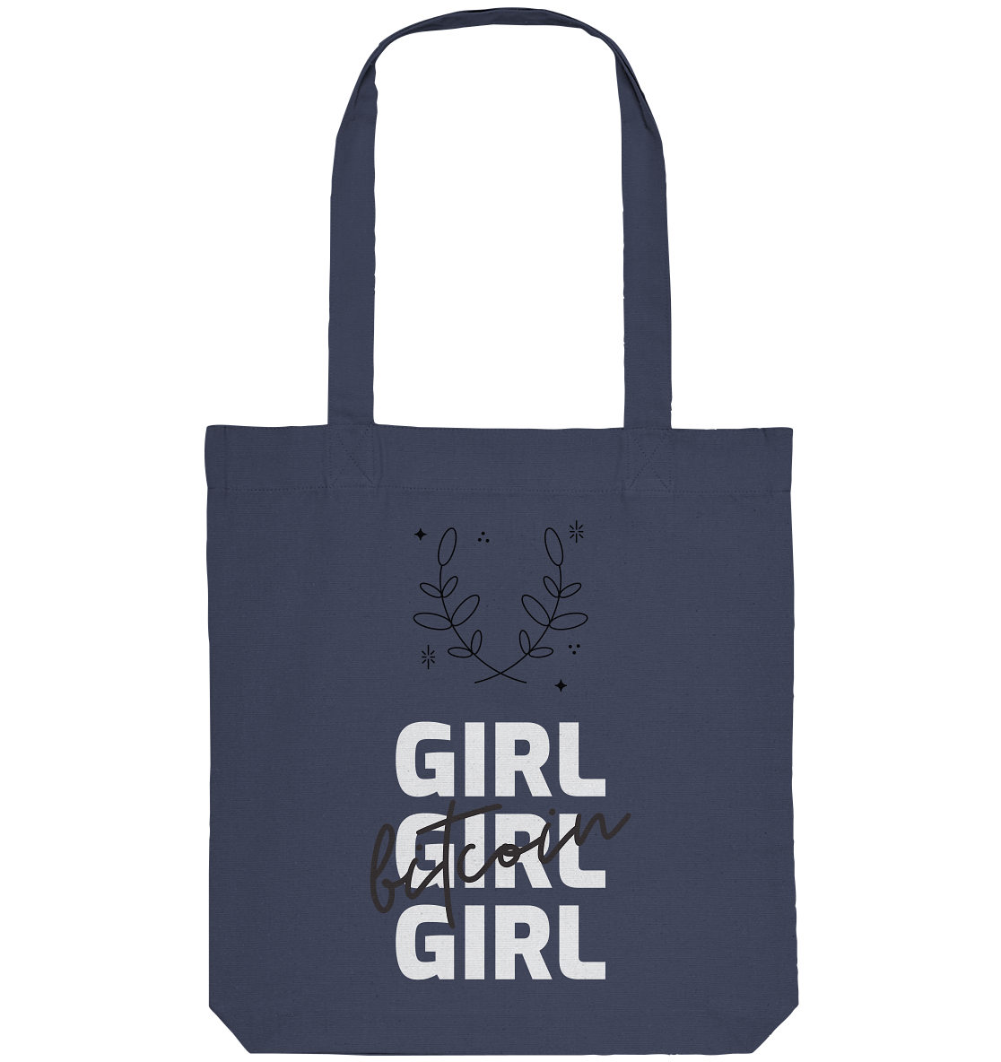Bitcoin Girl Girl Girl  - Organic Tote-Bag