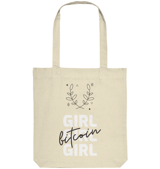 Bitcoin Girl Girl Girl  - Organic Tote-Bag