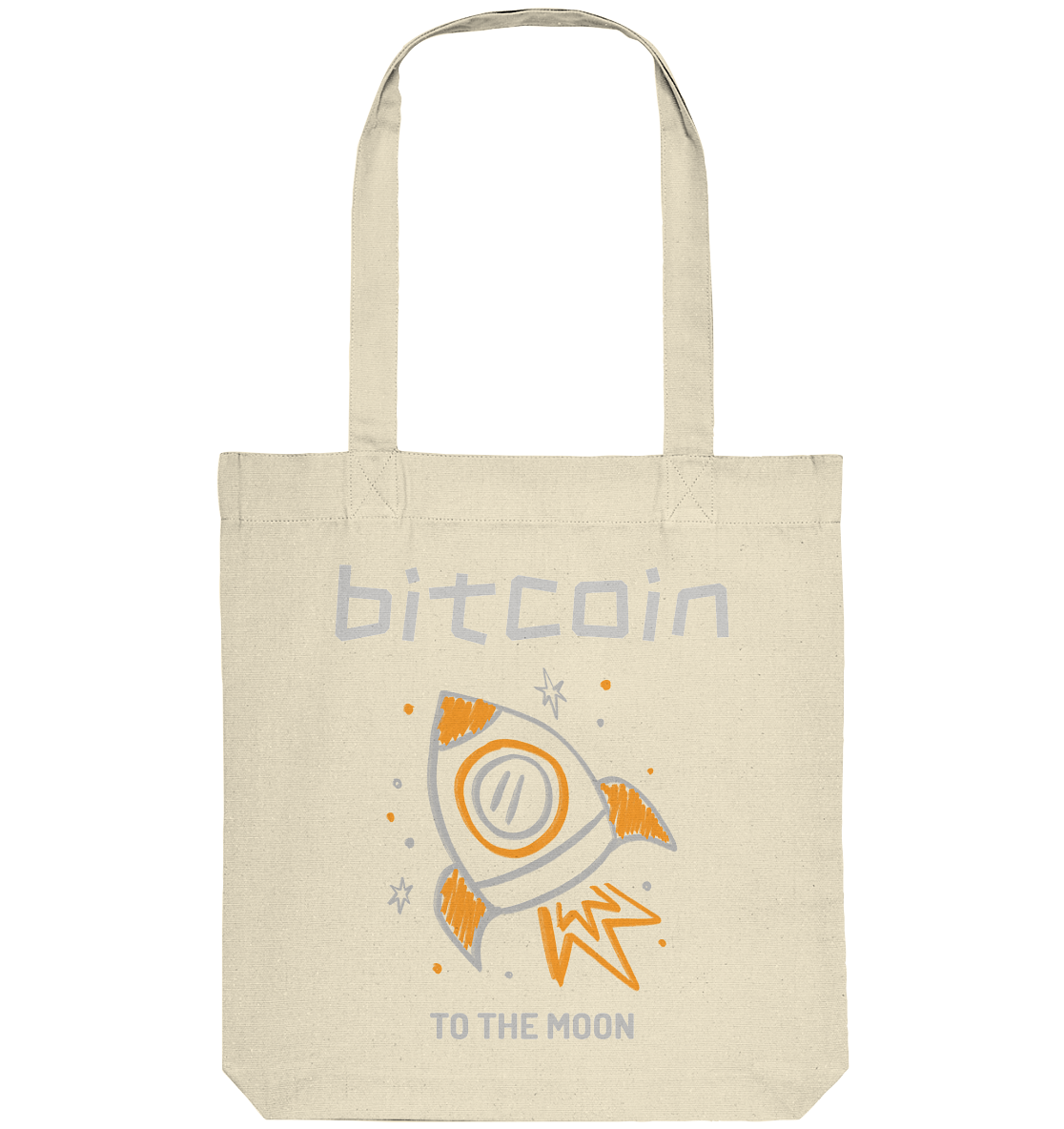 Bitcoin to the moon - Organic Tote-Bag