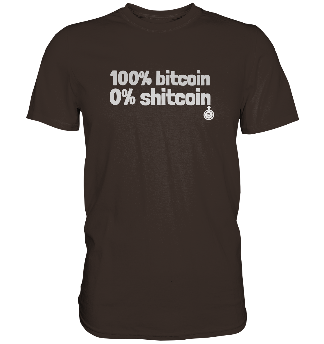 100% bitcoin - 0% shitcoin  - Premium Shirt