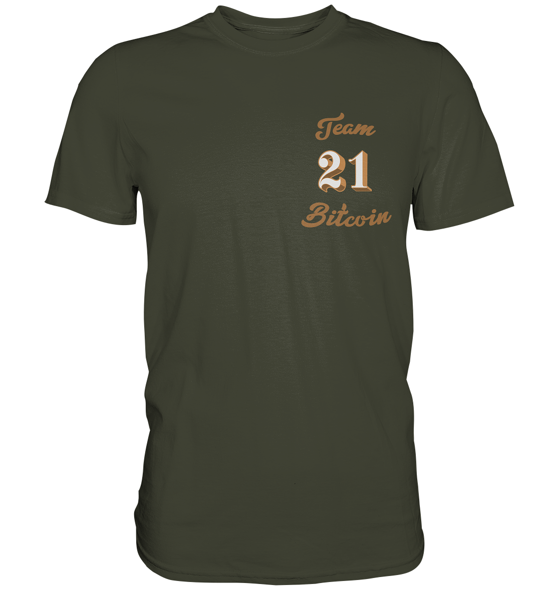 Bitcoin T-Shirt "Team Bitcoin 21" - Premium T-Shirt